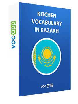 Kitchen vocabulary in Kazakh