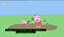 Peppa i George uwielbiają skakać po błot po angielsku