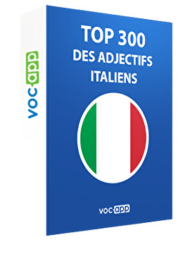 Top 300 des adjectifs italiens