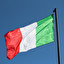 La bandiera è verde, bianco e rossa. po włosku