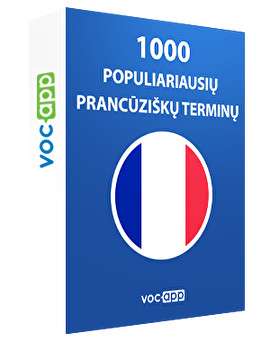 1000 populiariausių prancūziškų terminų