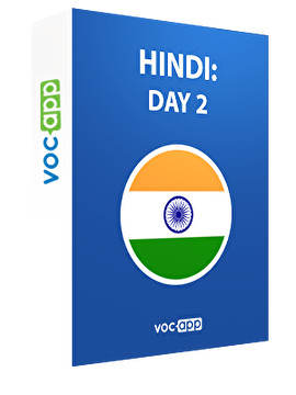 Hindi: day 2